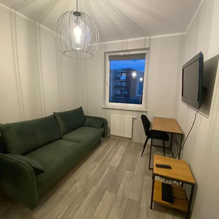 Rodzinne Duze Mieszkanie 50m2 Z Balkonem I Bezplatnym Prywatnym Parkingiem Apartamento Gdańsk