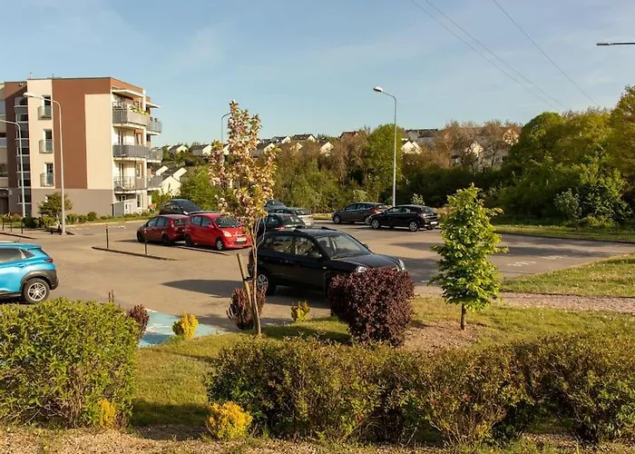 Rodzinne Mieszkanie 2-pokojowe 50m2 Z Bezplatnym Prywatnym Parkingiem I Balkonem غدانسك